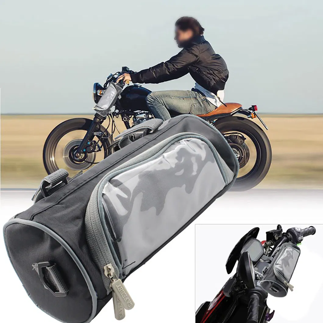 Smartphone Pouch Waterproof Motorcycle Bike Front Fork Handlebar Bag Storage Ci22481