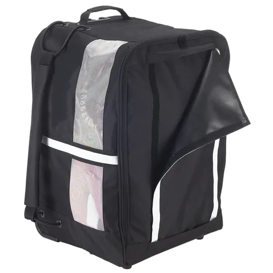 Borse per hockey su ghiaccio con carrello per attrezzatura da portiere di lacrosse personalizzate con ruote